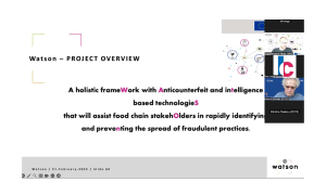 WATSON webinar